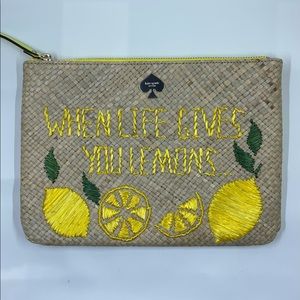 Kate Spade New York Vita Riva Large Bella 10" X 7.5" X .75" Zippered.